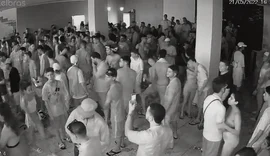 Câmeras registram ação de segurança que deixou um morto e dois feridos em festa