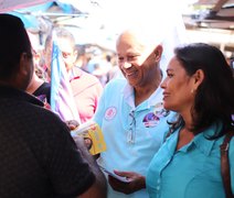 Cícero e Eliane reforçam reforçam que farão um governo popular durante panfletagem em Atalaia