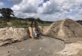 IMA multa e embarga mineração irregular em Rio Largo, após denúncia