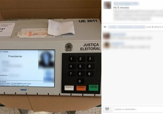 Eleitor acaba preso após filmar voto