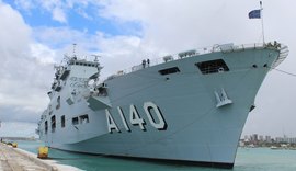 Marinha do Brasil abre navio à visitação neste fim de semana