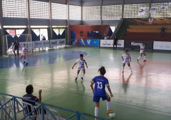 Jubs Maceió começa com empatem sem gols no futsal feminino