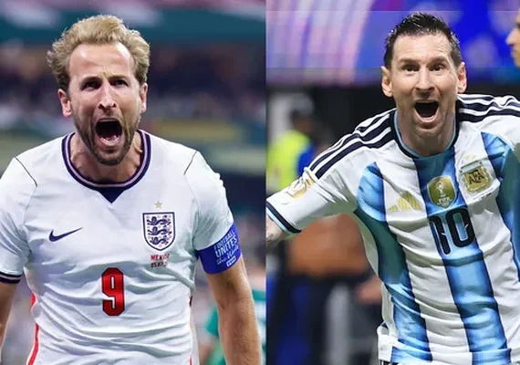 Inglaterra x Argentina: onde assistir à semifinal da Copa hoje
