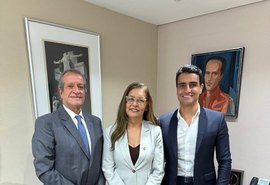 Articulação política marca encontro entre Eudócia, Valdemar Costa e JHC