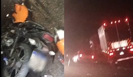 Motociclista tem perna arrancada após colidir com carreta na BR-316