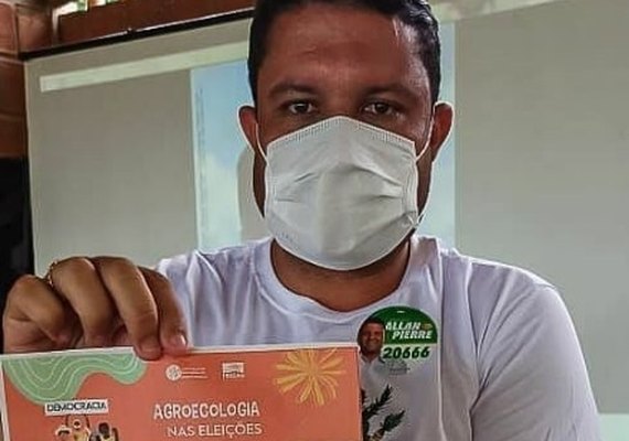Allan Pierre se compromete com alimentação escolar agroecológica