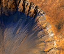 Radar identifica delta de um antigo rio em Marte