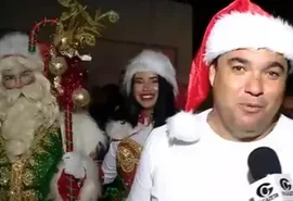 Largo de Taperaguá ganha brilho natalino e emociona famílias em Marechal Deodoro