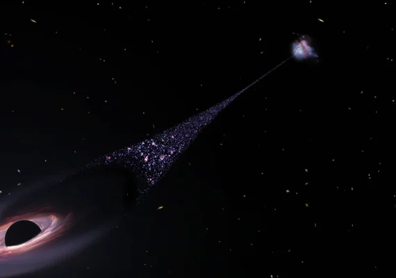 Buraco negro supermassivo é confirmado vagando pelo espaço após ser expulso