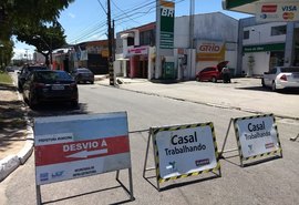 Por causa de obra na antiga Avenida Amélia Rosa, trânsito será alterado por 60 dias