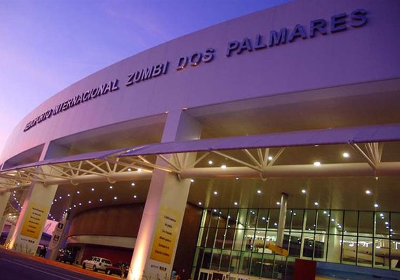 Fluxo de passageiros no Aeroporto Zumbi dos Palmares sobe 62,6%