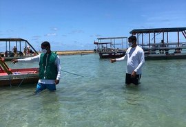 Fiscalização nas piscinas de Porto de Pedras é intensificada pela secretaria do Meio Ambiente