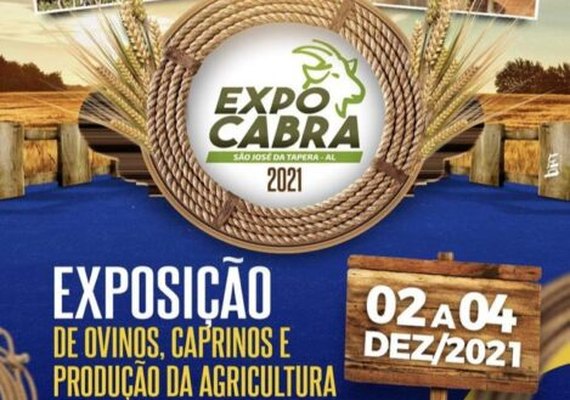 São José da Tapera promove, neste final de semana, a edição 2021 da Expocabra