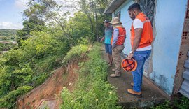 Defesa Civil de Maceió registra mais de 40 ocorrências por deslizamento de terra em encostas