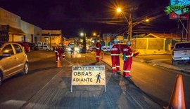 Maceió: vias no Poço e Farol recebem obras de recapeamento