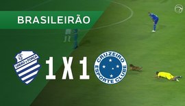 Empate  nos acréscimos entre CSA  e Cruzeiro