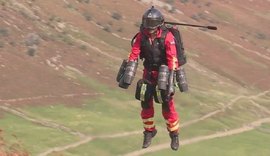 Paramédicos Ingleses testam traje voador para resgatar vítimas