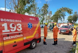 Corpo de Bombeiros realiza buscas por pessoa desaparecida em Coqueiro Seco