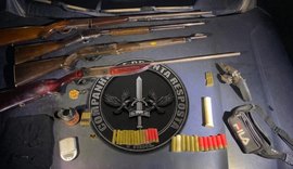 Homem é preso com arsenal de armas durante Operação RENOE em Japaratinga