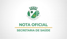 SMS de Arapiraca emite nota retificando numero de mortes pela covid-19