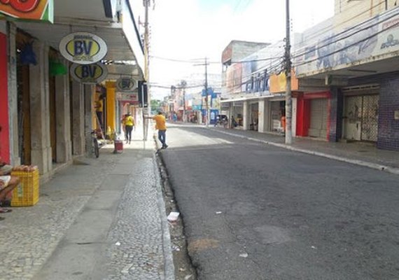 Movimento de lojas de Alagoas cai 77% após quarentena