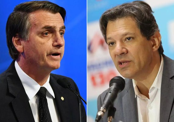 Pesquisa Ibope: Bolsonaro tem 59% dos votos válidos; Haddad tem 41%