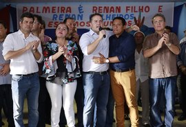 Júlio Cezar faz ato para anunciar apoio a Marx, Renan e Renan Filho