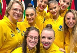 Fim de semana tem pódio histórico para o Brasil na ginástica rítmica