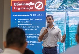 Prefeito anuncia Programa Maceió Mares Limpos para eliminar línguas sujas na capital