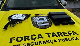 Cerca de 4,5kg de maconha e arma de fogo são apreendidos durante abordagem policial em São Sebastião