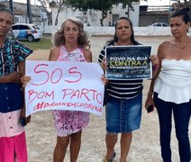 Moradores do Bom Parto fazem manifestação contra a Braskem