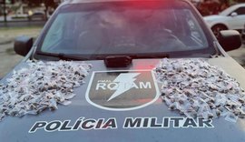 PM apreende arma de fogo, mais de 40 munições e drogas em Maceió