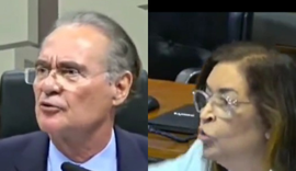 Renan Calheiros e Eudócia Caldas trocam acusações em audiência no Senado