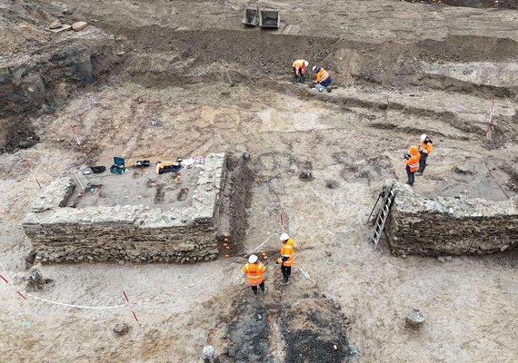 Banho romano privado é descoberto em torre de palácio imperial na Sérvia