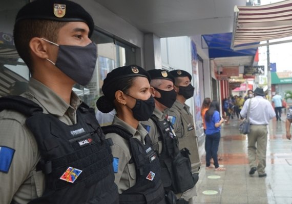 PM-AL intensifica policiamento ostensivo no Centro de Maceió