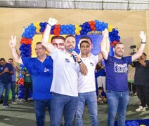 Ao lado de JHC, Chico Filho lança sua campanha em Maceió