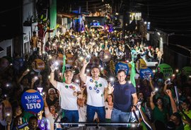 Acompanhado por milhares de pessoas nas ruas, Rafael Brito ganha força na capital, região metropolitana e Agreste