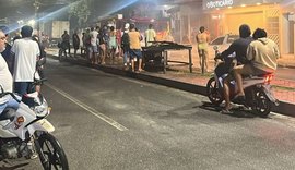 Incêndio em estabelecimento assusta moradores em São Luiz do Quitunde