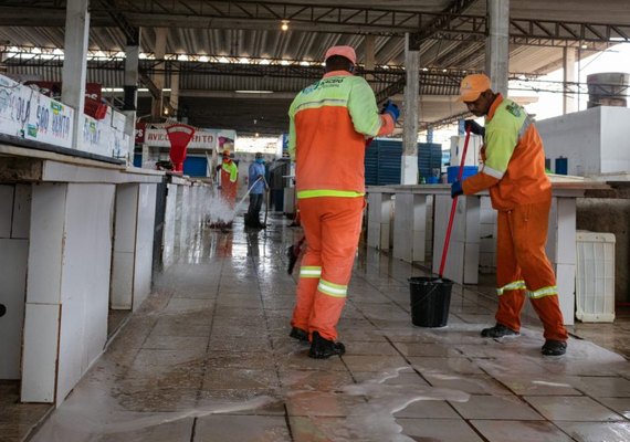 Mercado do Jacintinho fecha para serviços de limpeza e desinfecção nesta segunda-feira (24)