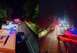 Ônibus despenca de ribanceira na BR-470 e deixa três mortos em Santa Catarina