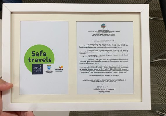 Município de Alagoas é destaque internacional por Segurança Sanitária no Turismo