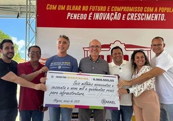 Rafael Brito destina quase R$ 7 milhões para Penedo e reforça compromisso com o desenvolvimento do município