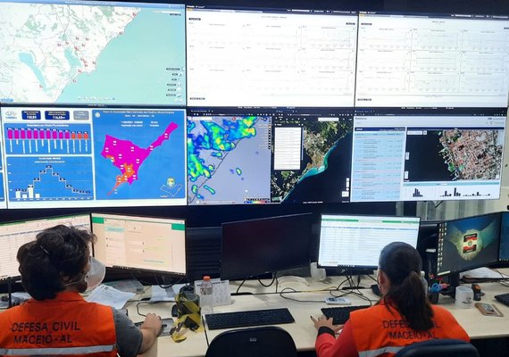 Defesa Civil alerta para continuidade das chuvas e ventania nesta quarta (12)