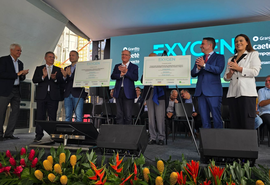 Diretores da Caeté participam da inauguração do EXYGEN l
