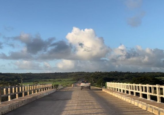Ponte que liga Penedo a Coruripe foi recuperada e tráfego na área está liberado