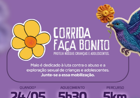 Corrida Faça Bonito em mobilização pela proteção de crianças e adolescentes em Maragogi