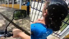 Motoboy enfrenta enxame de abelhas e salva menina de 12 anos em Minas Gerais