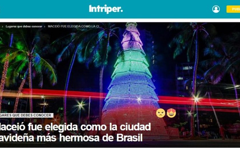 Jornal de Alagoas - Natal de Maceió é destaque em portal de turismo da  Argentina