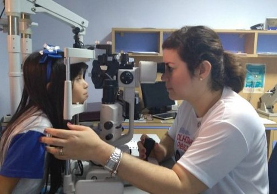 Projeto social atende crianças para consulta oftalmológica