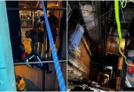 Turistas ficam presos debaixo da terra por 1 dia após elevador quebrar